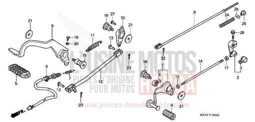 PEDALE VT750C2X de 1999